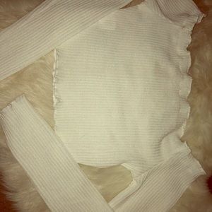 Long sleeve crop top. Brand New.
